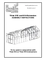 Hunkin Garden Titan 912 Assembly Instructions Manual preview