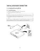 Предварительный просмотр 11 страницы Hunt Electronic HVR-04 Installation Manual