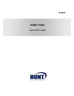 Preview for 1 page of Hunt Electronic HVRM-T1600L Install & User'S Manual