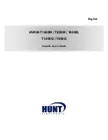 Hunt Electronic HVRM-T1600M Install & User'S Manual preview