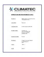 Preview for 1 page of HUNTAIR FANWALL Technology Retrofit Installation & Maintenance Manual