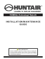 Preview for 2 page of HUNTAIR FANWALL Technology Retrofit Installation & Maintenance Manual