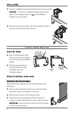Предварительный просмотр 8 страницы Hunter Douglas Alustra Woven Textures Installation Operation Care