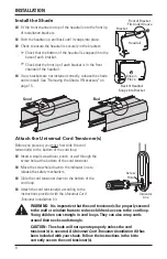 Предварительный просмотр 10 страницы Hunter Douglas Applause Installation Operation Care