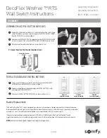 Предварительный просмотр 2 страницы Hunter Douglas DecoFlex Wirefree RTS Assembly/Installation/Operating Instructions