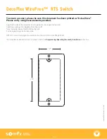 Предварительный просмотр 4 страницы Hunter Douglas DecoFlex Wirefree RTS Assembly/Installation/Operating Instructions