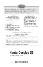 Предварительный просмотр 44 страницы Hunter Douglas Douette PowerView Installation Operation Care