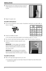 Предварительный просмотр 8 страницы Hunter Douglas Duette LightLock Installation/Care