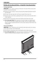 Предварительный просмотр 20 страницы Hunter Douglas LiteRise Installation And Operation Manual