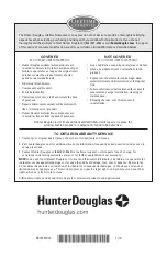 Предварительный просмотр 28 страницы Hunter Douglas LiteRise Installation And Operation Manual