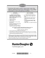 Preview for 28 page of Hunter Douglas Provenance Woven Wood Shades with PowerView Motorization Installation Operation And Care