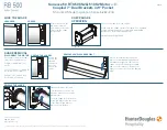 Preview for 4 page of Hunter Douglas RB 500 Pocket Installation Manual