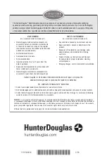 Preview for 20 page of Hunter Douglas Silhouette Installation Operation Care