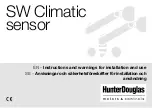 Preview for 1 page of Hunter Douglas SW Instructions And Warnings For Installation And Use