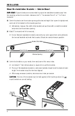 Preview for 8 page of Hunter Douglas Vignette EasyRise Installation Operation Care