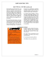 Preview for 40 page of Hunter Marine 2006 H46 Owner'S Manual