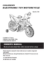 Preview for 1 page of Hunter Products 1091 Owner'S Manual