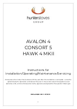 Hunter Stoves AVALON 4 Series Instructions For Installation/Operating/Maintenance/Servicing preview