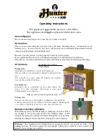 Предварительный просмотр 9 страницы Hunter Stoves HERALD 5 SLIMLINE CE VII Installation And Operating Instructions Manual