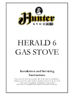 Предварительный просмотр 1 страницы Hunter Stoves Herald 6 CE VII Installation And Servicing Instructions