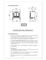 Предварительный просмотр 4 страницы Hunter Stoves HS Gas SELENE 6 D Installation And Servicing Instructions