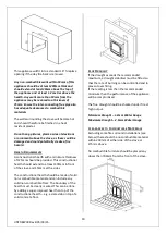 Preview for 10 page of Hunter Stoves Telford Inset 20DB CVWSTI08DBFM Instructions For Installation/Operating/Maintenance/Servicing