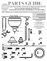 Hunter 18865 Parts Manual preview