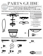 Hunter 22068 Parts Manual предпросмотр