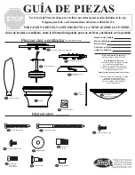 Предварительный просмотр 3 страницы Hunter 22068 Parts Manual