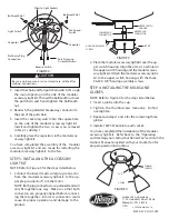 Предварительный просмотр 2 страницы Hunter 28343 Installation Instructions