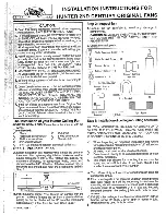 Предварительный просмотр 1 страницы Hunter 2nd Century Original Installation Instructions