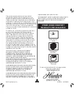 Preview for 7 page of Hunter 30030 Owner'S Manual