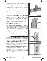 Предварительный просмотр 8 страницы Hunter 30846 Owner'S Manual