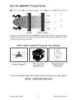 Предварительный просмотр 5 страницы Hunter 30903 Owner'S Manual