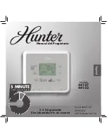 Hunter 42122 (Spanish) Manual Del Propietario preview