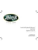 Предварительный просмотр 2 страницы Hunter 43860 Installation And Operation Manual