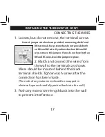 Preview for 17 page of Hunter 44277W Installation And Operation Manual