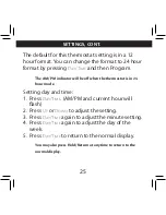 Preview for 25 page of Hunter 44277W Installation And Operation Manual