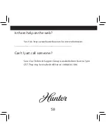 Preview for 58 page of Hunter 44277W Installation And Operation Manual