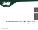 Hunter 45051 Installation And Operation Manual preview