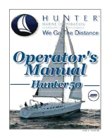 Preview for 1 page of Hunter 49 Operator'S Manual