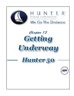 Preview for 171 page of Hunter 49 Operator'S Manual