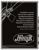 Hunter 49002A Installation Manual preview