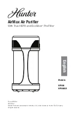 Hunter AirMax HP980 Instructions Manual preview