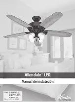 Предварительный просмотр 3 страницы Hunter Allendale LED 53302 Installation Manual