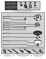 Предварительный просмотр 2 страницы Hunter Ashbury 81001 Parts Manual