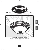 Preview for 1 page of Hunter Aventine 83003 Installation Manual