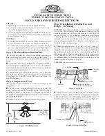 Preview for 1 page of Hunter CEILING FAN TYPE 2 Installation Instructions Manual