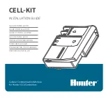 Preview for 1 page of Hunter CELL-KIT Installation Manual