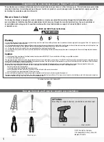 Предварительный просмотр 2 страницы Hunter Coral Bay Installation Manual